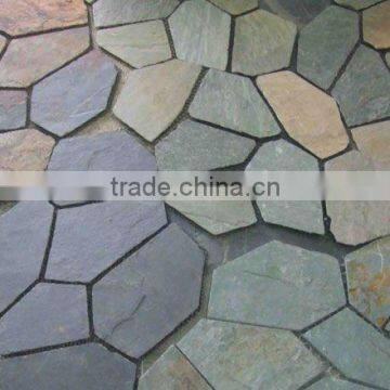 slate meshed stone for garden flooring