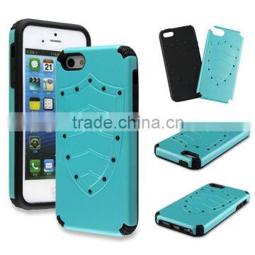 Shield Pattern PC Protective Case For Iphone 6