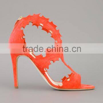 fashion shoes women sandals 2015 China manufacturer special cutting model sandal