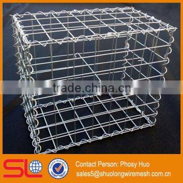 Gabion fences, wire basket gabion retaining wall, galvanized gabion box