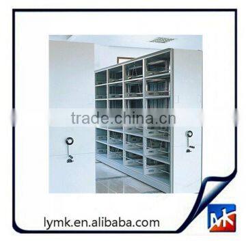 light grey steel movable compact file cabinet metal moblie mass archiral storage system for office school library furniture used