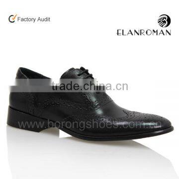 Cool fashion man shoe first cow leather