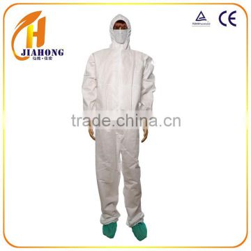 waterproof white overall with pp material