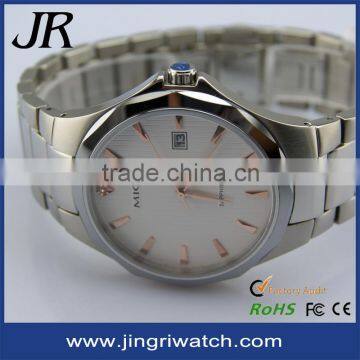 Japan Quartz Movt Wholesale Stainless Steel Back Water Resistant Oem Brand Watch photo-5