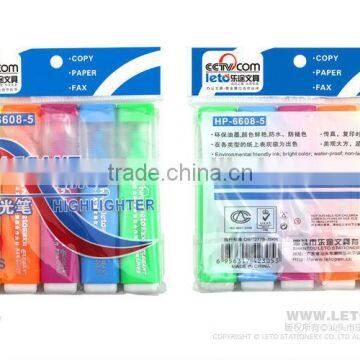 Highlighter Maker Fluorescent Pen With Chisel Nib HP-6608 photo-3