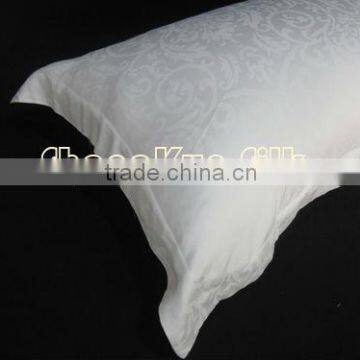 Polyester filled Pillows with cotton pillowcases, Stripe or Jacquard