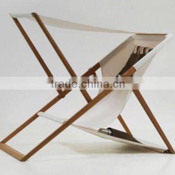 XZ Shape Folding Wooden Light Weight Beach Chair photo-2