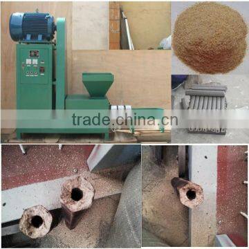 Cobs and stalks charcoal briquette making machine