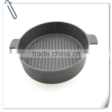 BBQ Cast iron steak grill plates bbq grill pan