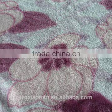 100% polyester flannel fleece fabric