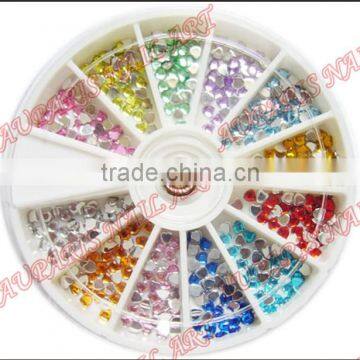 1.5mm/2mm/3mm/4mm/5mm nail art rhinestone wheel For Nail Decoration Wholesale 5915