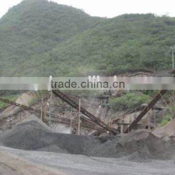 Complete stone crushing and screening equipment