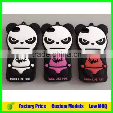 Panda design custom silicone mobile phone case cover for Sony Xperia C5 ultra mobile case cover