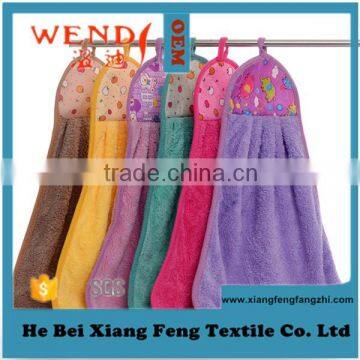 Good absorbent coral fleece small hand wet towel for children
