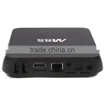 Hot selling Android 4.4 Amlogic S812 quad core M8S Smart TV BOX 2G+8G M8S smart media player