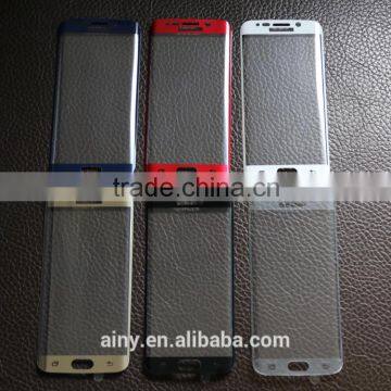 New products 2016 consumer electronics colorful tempered glass screen protector for samsung galaxy s6 edge