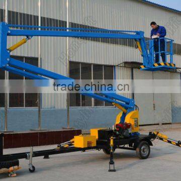 China 14m Articulated Narrow Boom Lift Price