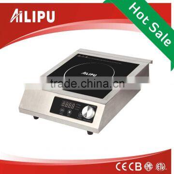 Hotel kitchen appliance 120v 60Hz 1800w 201 Stainless steel countertop commercial induction cooker