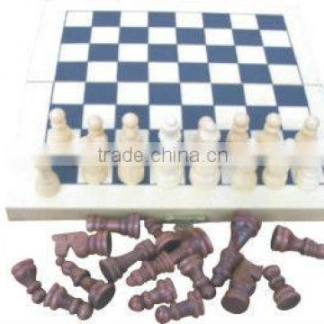 wooden chess set