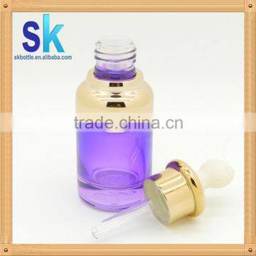 new design glass bottle for cosmetic packing 30ml glass bottle for perfume