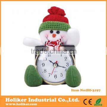 Christmas Snowman Decorative Wall Clock for Promotional Gifts