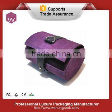 elegant purple belt watch box packaging