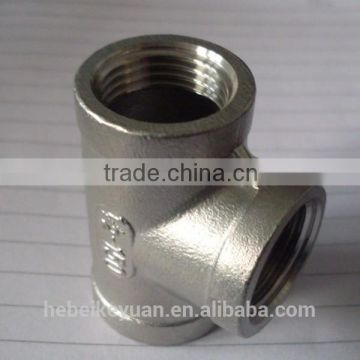 high-quality type 1/8''-4''tee pipe fitting