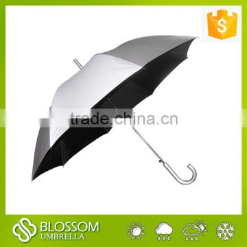 2016 Straight promotional umbrella large white automatic umbrella