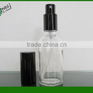 High grade clear bottle wholesale with atomizer cap