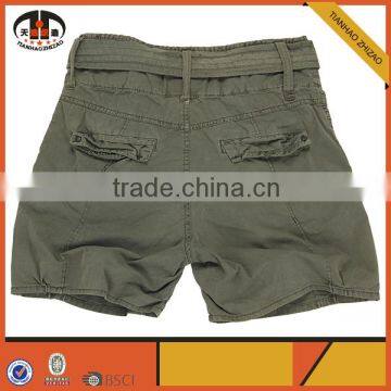 High Quality Custom Mens Casual Harem Shorts With Belt for Summer photo-2