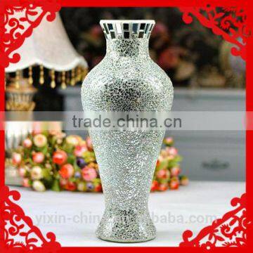 Mosaic Glass vase/flower vase/tall glass flower vaseYX16030707