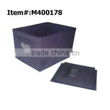 Small Fabric Canvas Non Woven Folding Foldable Storage Box