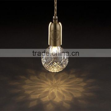 Glass Modern Pendant Hanging Lamp Bulb