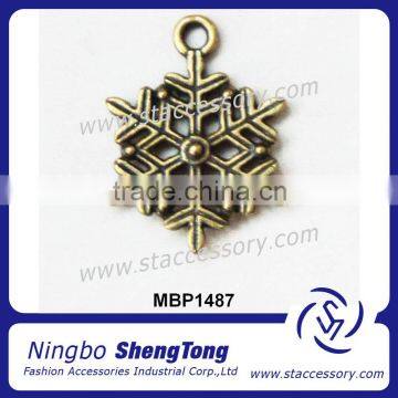 Alloy Accessory Jewelry Fashion Snow Shape Charm From China Wholesale cheap price