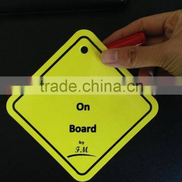 SUPER MODEL ON BOARD pvc warning sign board(M-CS103)