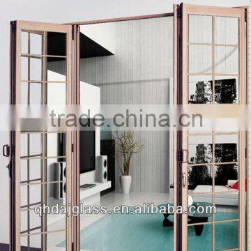 acid etched glass office partition wall