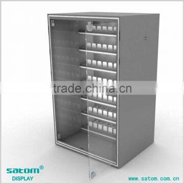 High Quality Pusher Divider Cigarette Rack with Locked Door