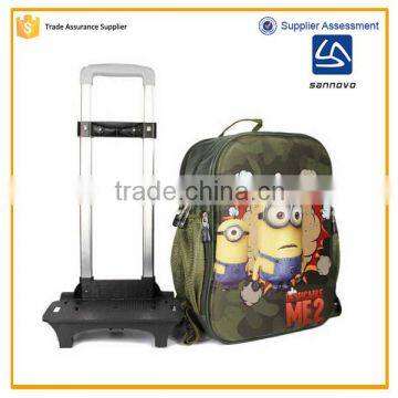 New Design Removable 3D Despicable Me Boy School Bag With Wheels Supplier's Choice photo-3
