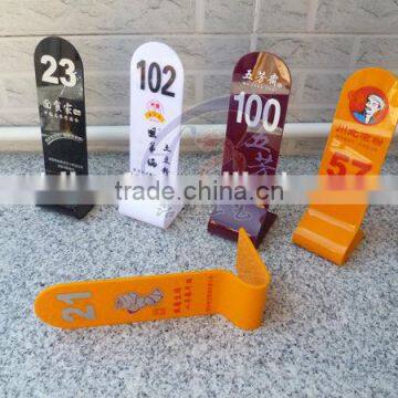 Customized Printed Acrylic Table Numbers for Restaurant photo-2