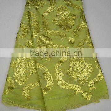 New fashion korea summer dress Korea silk lace korea fabrics lace for party dress