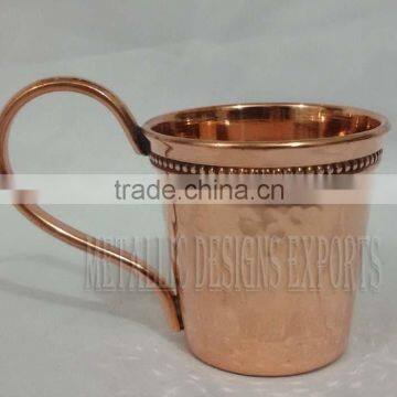 New Copper Hammered Shot Mug/Glass