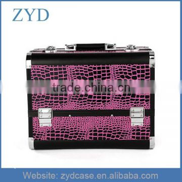 3 Layers Aluminum Makeup Vanity Box With Combination Lock Cosmetic Case ZYD-HZ101309