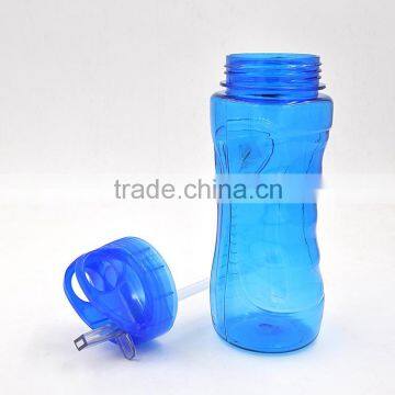 BPA Free 500ML OEM Branded Plastic Water Bottle With Straw photo-3