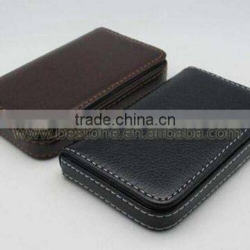 Custom Business Leather Men Name Card Holder photo-3