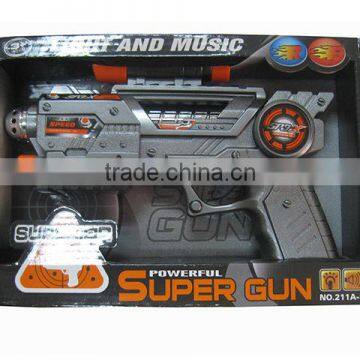 New Toys B/O Toys Gun With Light and Music for Kids Electronic Gun