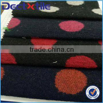 Wool polyester fabric for winter coat in China factory