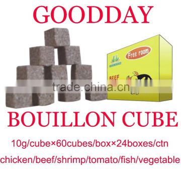 soft oxtail flavor cubes packed by 10g*24*60