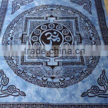 Tibetan om Sign Printed Tapestry photo-3