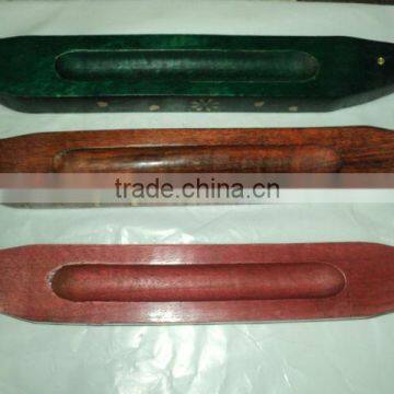 incense holders carved boat shape