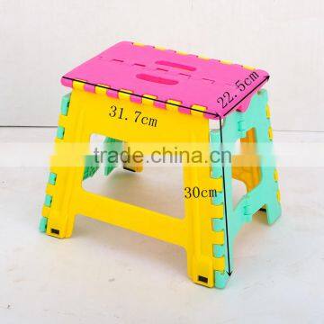 2016 Hot sale 100% virgin material plastic folding garden stool